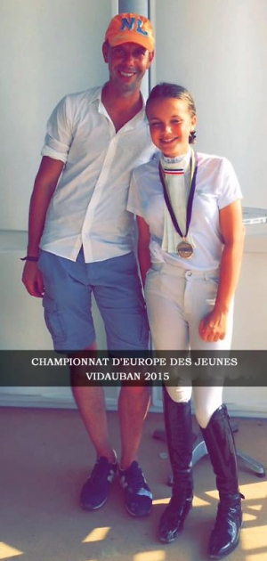 Championnat d'Europe de Vidauban FEI 2015
Eugénie Burban & Hans Peter Minderhoud